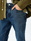 Slim Fit Kot Pantolon - Brad Jean