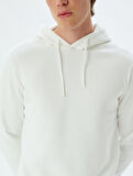 Kapşonlu Sweatshirt Basic Pamuk Karışımlı
