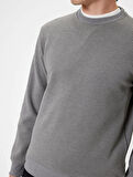 5WAM70032MK Koton Erkek Sweat HAKİ