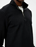 5WAM70041MK Koton Erkek Sweat SİYAH