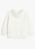 Koton Baskılı Erkek Çocuk  Ekru Sweatshırt 5WKB10031TK