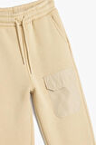 Koton Erkek Çocuk Basic Jogger Eşofman Altı Beli Bağlamalı Cep Detaylı Şardonlu