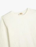 5WKG10018AK Koton Kız Çocuk Sweat BEYAZ