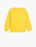 Tweety Sweatshirt Lisanslı Bisiklet Yaka Pamuklu