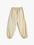 5WKG40010AD Koton Kız Çocuk Jean Pantolon BEJ