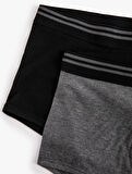 2'li Slip Boxer Seti Çok Renkli
