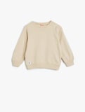Basic Sweat Uzun Kollu Şardonlu Pamuklu