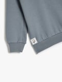 Basic Sweat Uzun Kollu Şardonlu Pamuklu