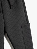 Basic Kapitone Jogger Eşofman Altı Cepli
