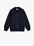 5WKB10006TK Koton Erkek Çocuk Sweat LACİVERT