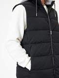 Şişme Yelek Slim Fit Fermuarlı