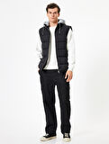 Şişme Yelek Slim Fit Fermuarlı