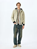Mevsimlik Ceket Slim Fit Fermuarlı