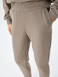 Cepli Slim Fit Fitilli Örme Pijama Altı 