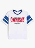 Koton Baskılı Beyaz Erkek T-Shirt 4SKB10540TK