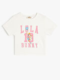 Lola Bunny Tişört Lisanslı Kısa Kollu Bisiklet Yaka 