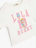 Lola Bunny Tişört Lisanslı Kısa Kollu Bisiklet Yaka 