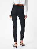 Yüksek Bel Skinny Kot Pantolon Dar Paça Cepli - Carmen Skinny Jeans