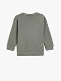 Basic Sweatshirt Uzun Kollu Bisiklet Yaka