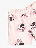 Minnie Mouse Şort Lisanslı Pamuklu
