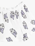 Daisy Duck Şort Cepli Beli Lastikli