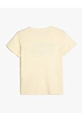 Koton Baskılı Bej Erkek T-Shirt 4SKB10745TK