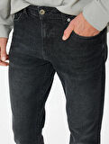 5WAM40147ND Koton Erkek Jean Pantolon SİYAH