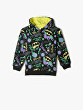 Batman Kapşonlu Sweatshirt Lisanslı Uzun Kollu