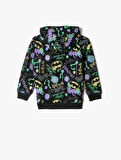 Batman Kapşonlu Sweatshirt Lisanslı Uzun Kollu