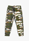 Çok Renkli Erkek Çocuk Lastikli Bel Regular Fit Kamuflaj Eşofman Altı 5WKB40102TK