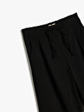 Geniş Paça Pantolon Beli Lastikli