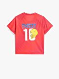 4SKG10523AK Koton  Kız Çocuk  T-shirt KIRMIZI