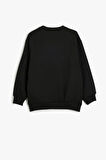 Koton Erkek Çocuk Sweatshirt Slogan Baskılı Uzun Kollu Bisiklet Yaka