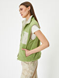 Polar Outdoor Yelek Dik Yaka Cepli 