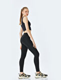Slim Fit Yüksek Bel Spor Tayt