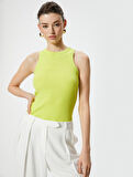Fitilli Atlet Halter Yaka Basic