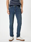 Slim Fit Kot Pantolon - Brad Jean
