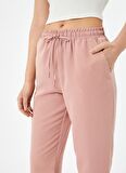Koton Normal Bel Straight Pudra Kadın Pantolon 4SAK40013PW