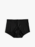Hot Pants Boxer Ekstra Yüksek Bel Lazer Kesim Micro Kumaş