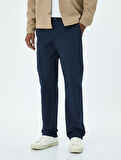 Pamuklu Gabardin Cep Detaylı Chino Pantolon