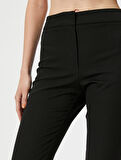 Kapri Pantolon Kumaş Slim Fit Standart Bel