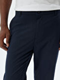 Chino Pantolon Regular Fit Cep Detaylı Düğmeli