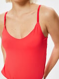 Basic İnce Askılı Atlet Slim Fit