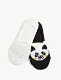 Babet Çorap Seti 2'li Çok Renkli Panda Desenli