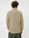 5WAM70090MK Koton Erkek Sweat BEJ