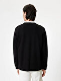 5WAM70095MK Koton Erkek Sweat SİYAH