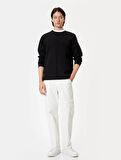 5WAM70095MK Koton Erkek Sweat SİYAH