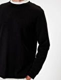 5WAM70095MK Koton Erkek Sweat SİYAH