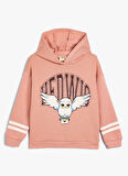 Koton Baskılı Kız Çocuk Pembe Sweatshırt 5WKG10376AK