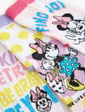3'lü Minnie Mouse Baskılı Çorap Seti Lisanslı